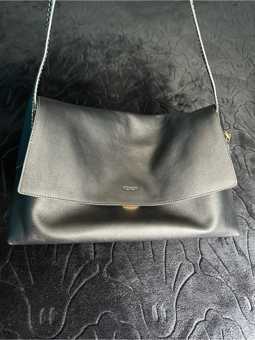 COACH Black Chelsea 36 Shoulder Bag